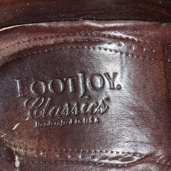 FOOTJOY CLASSICS VINTAGE SPECTATOR LEATHER JO MENS SIZE 11 1/2D